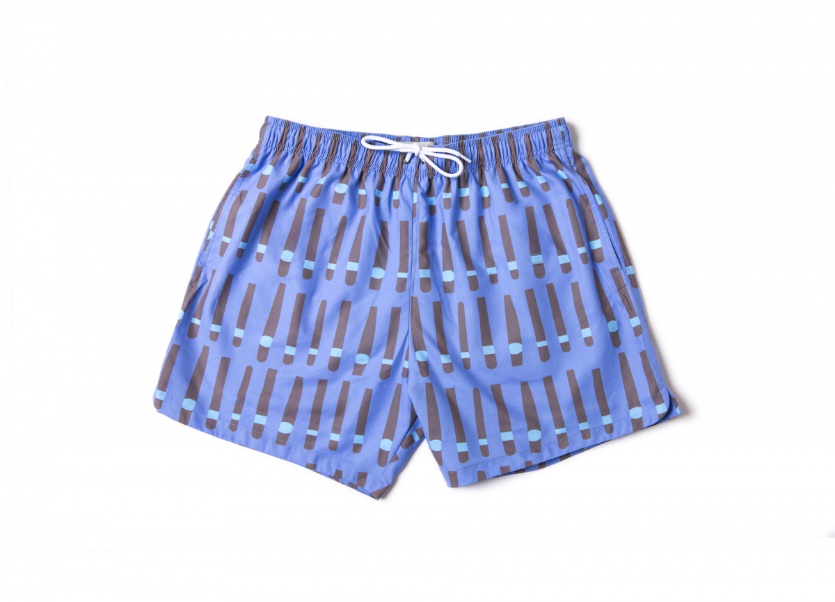 Men Swim Shorts Cigar Cuba